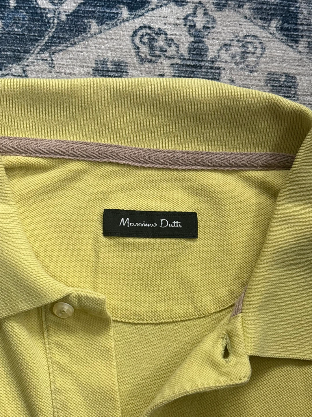 Massimo Dutti Lime Green Polo Shirt - photo 2