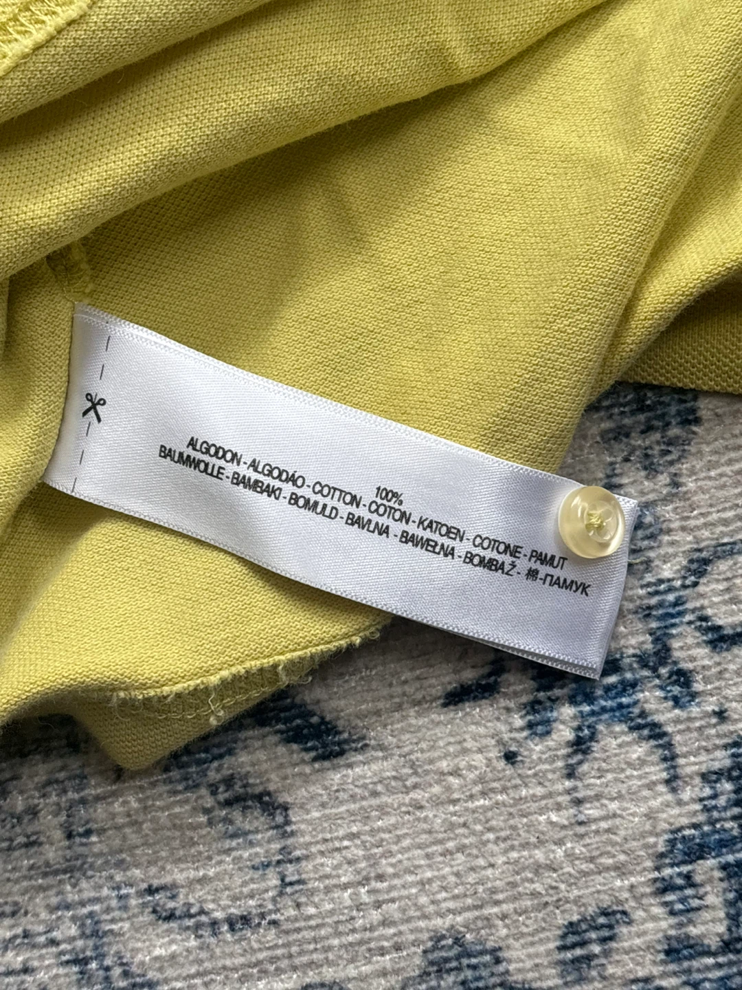 Massimo Dutti Lime Green Polo Shirt - photo 5