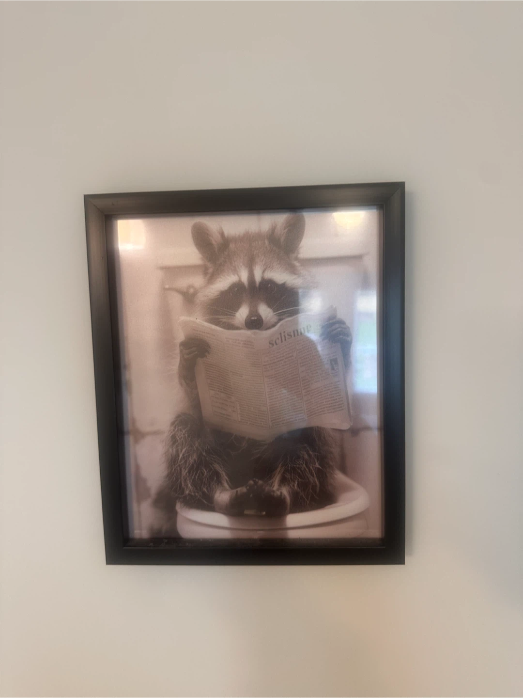 Set of 2 Animal Bathroom Wall Art Prints