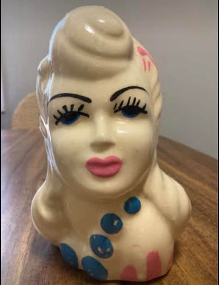 LADY HEAD VASE