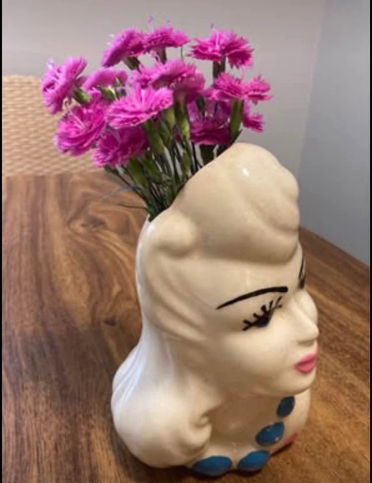 LADY HEAD VASE - photo 4