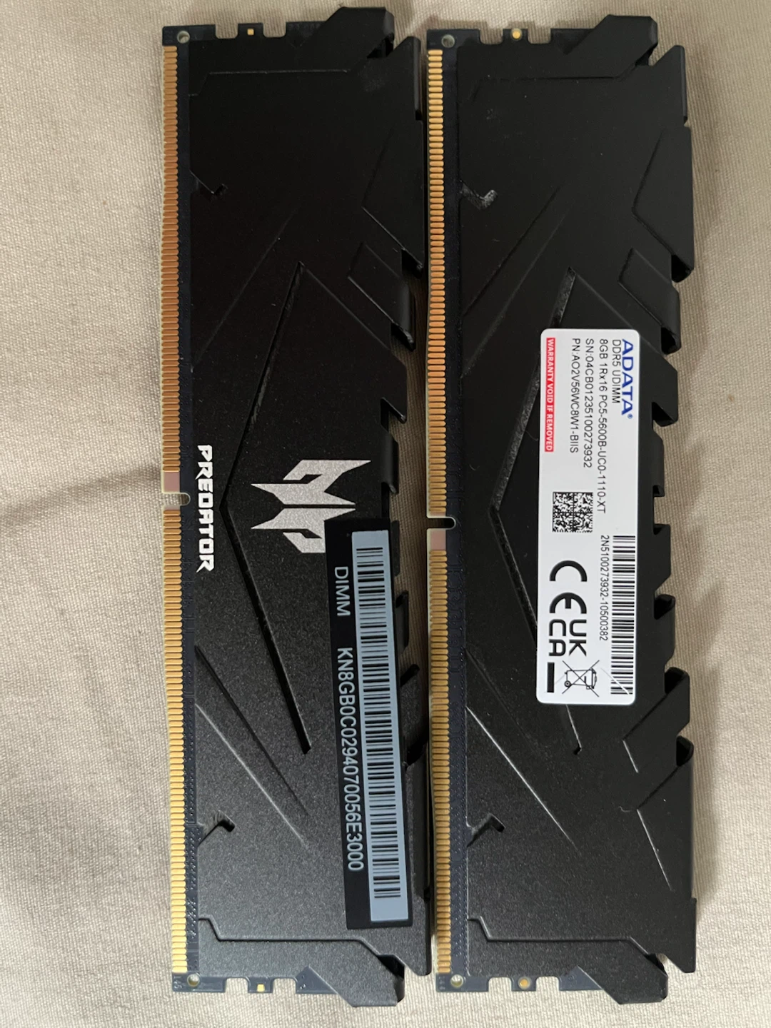 ADATA XPG Predator DDR5 16GB (2x8GB) RAM