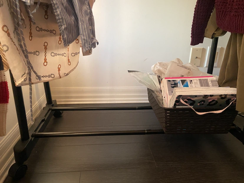 Double Rail Rolling Garment Rack - photo 3