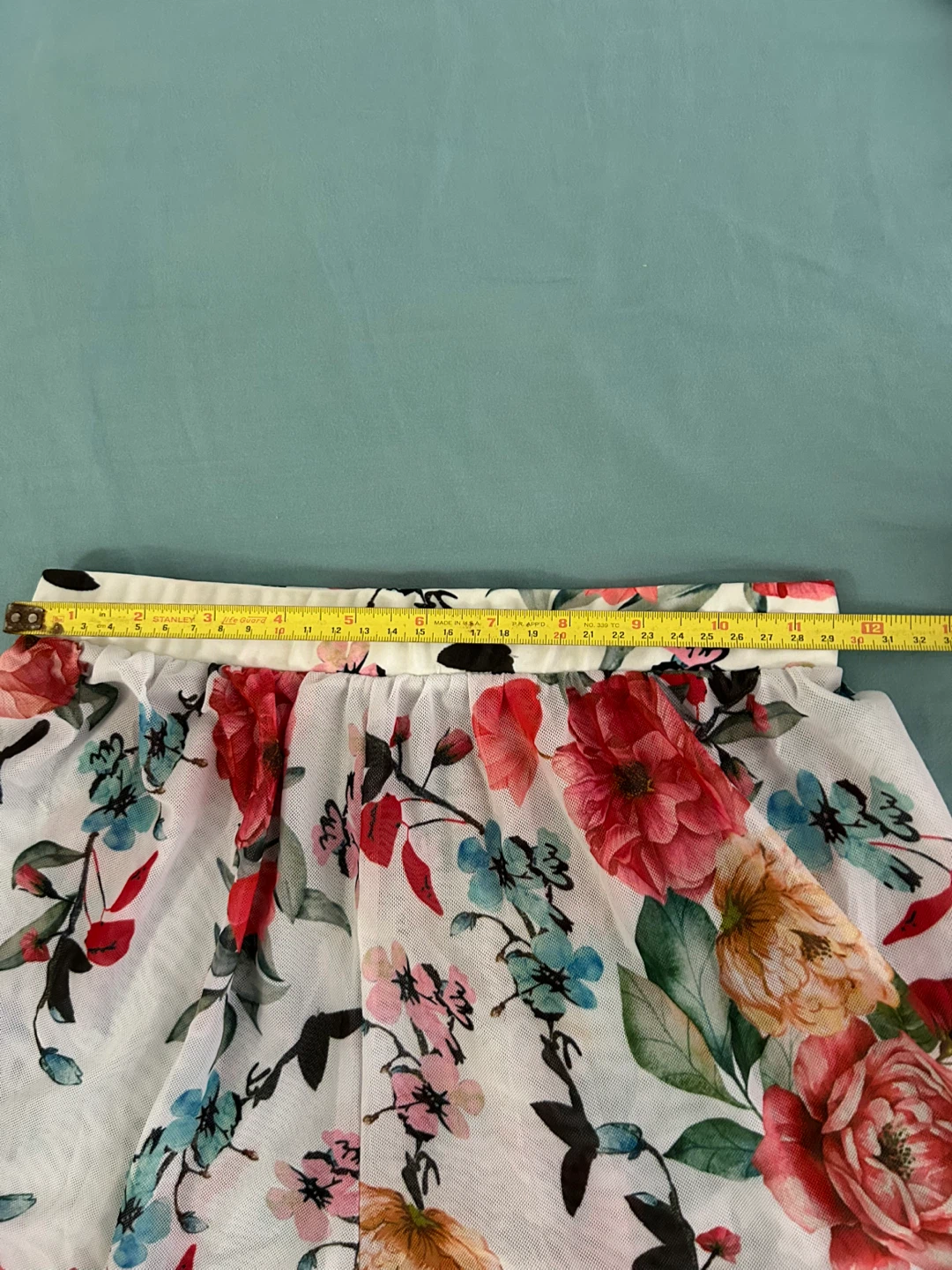 Floral mesh shorts beach cover up - photo 3