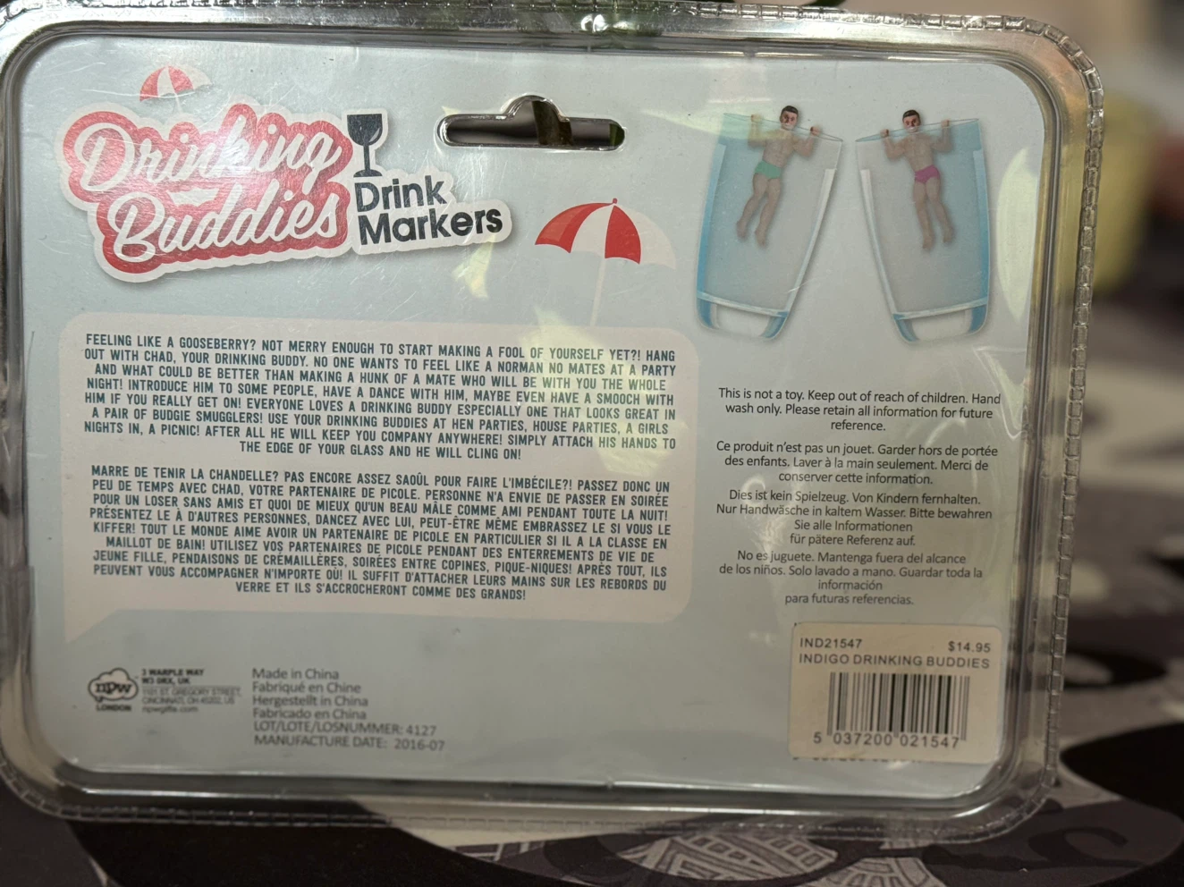 NPW Drinking Buddies Drink Markers - photo 3