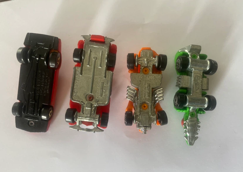 Vintage 1980s Hot Wheels Lot (4 Cars) - Clean Metal Bases - photo 2