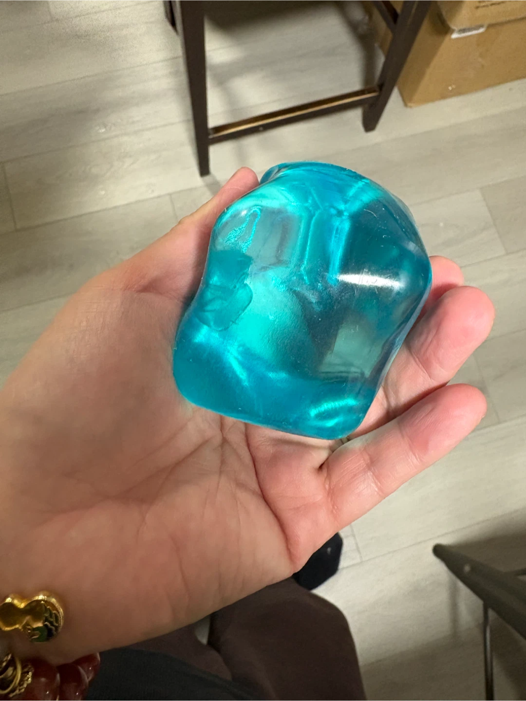 Blue gel fidget stress toy - photo 2