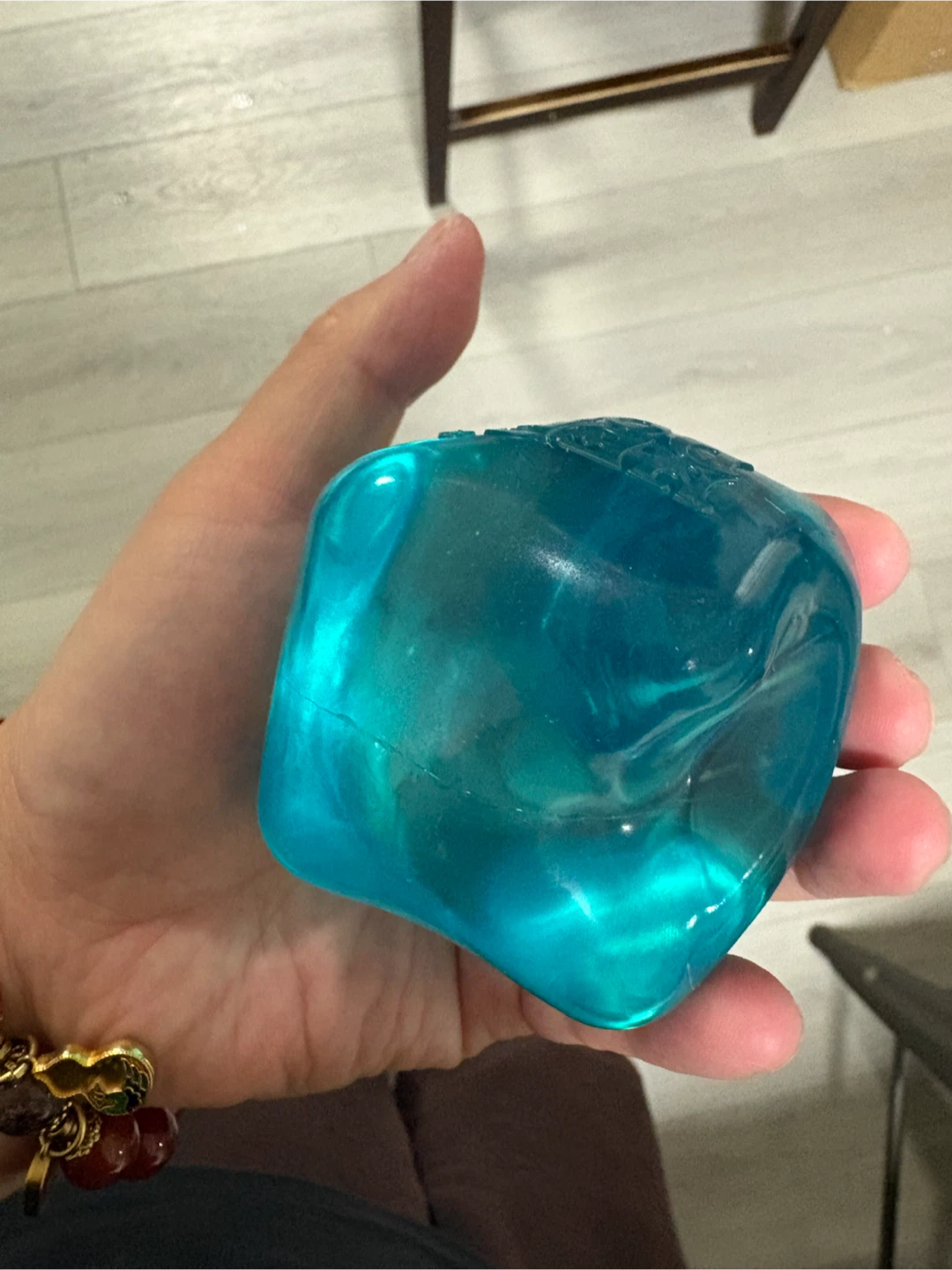 Blue gel fidget stress toy - photo 3