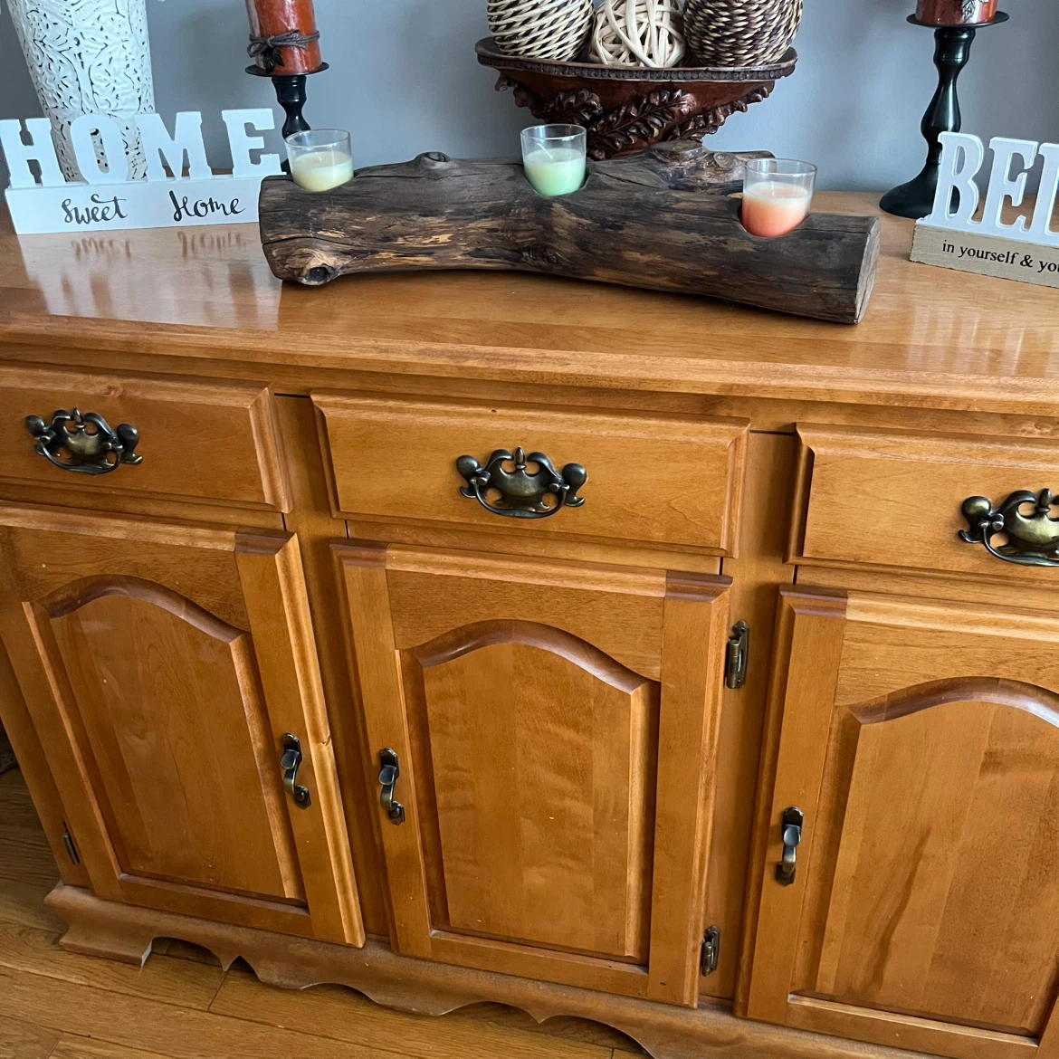 Beautiful wood sideboard