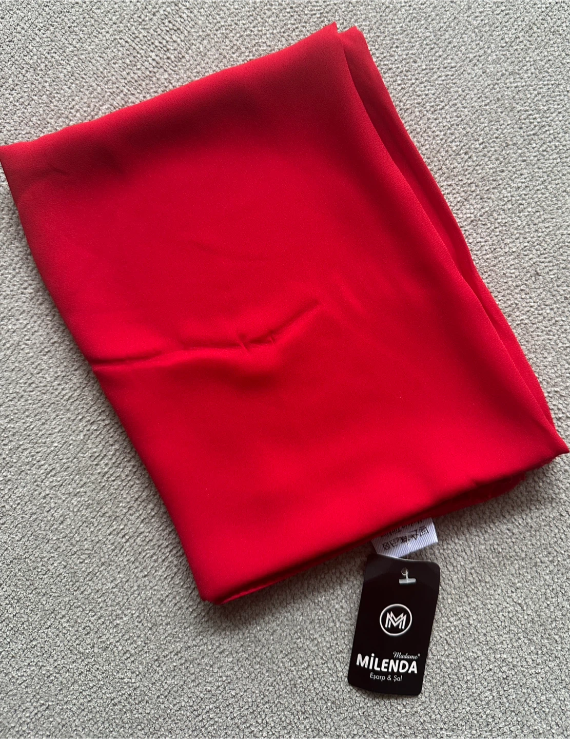 New Red Chiffon Scarf - $7 - East York