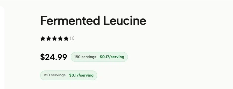 Brand New Never Opened - Leucine 225g from Canadian Protein - photo 2