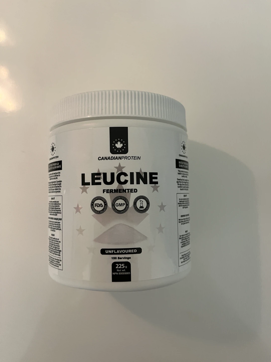 Brand New Never Opened - Leucine 225g from Canadian Protein - photo 3