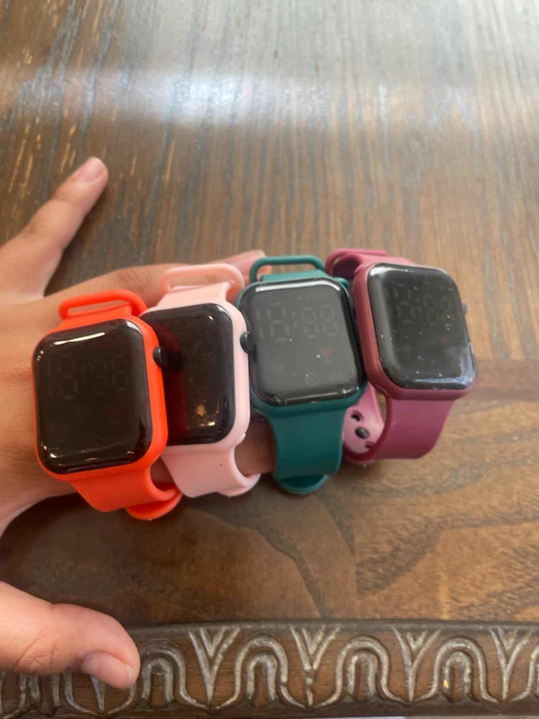 Set of 4 Digital Kids LED Watches - photo 5