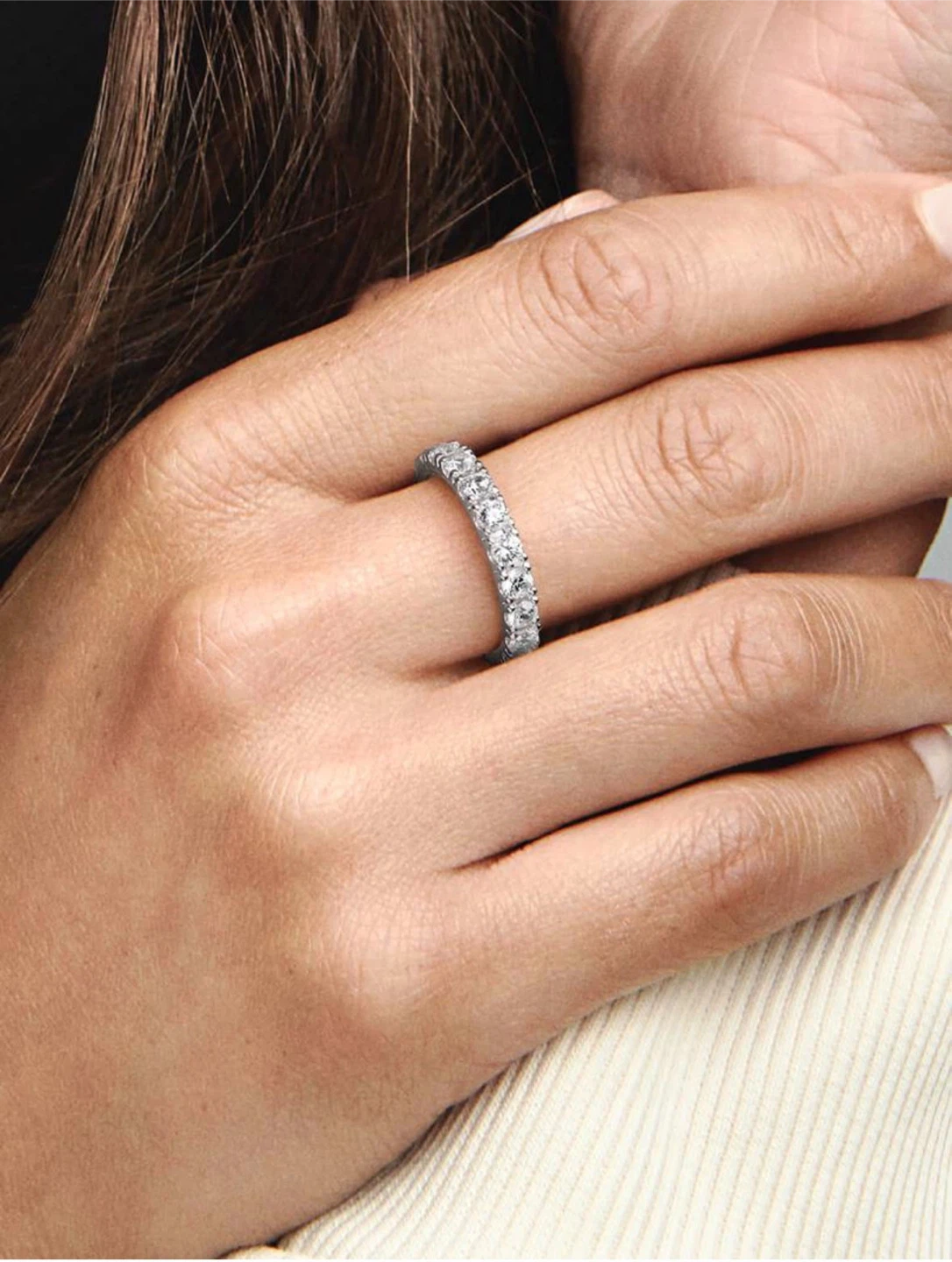 Pandora Sparkling Row Eternity Ring - photo 2