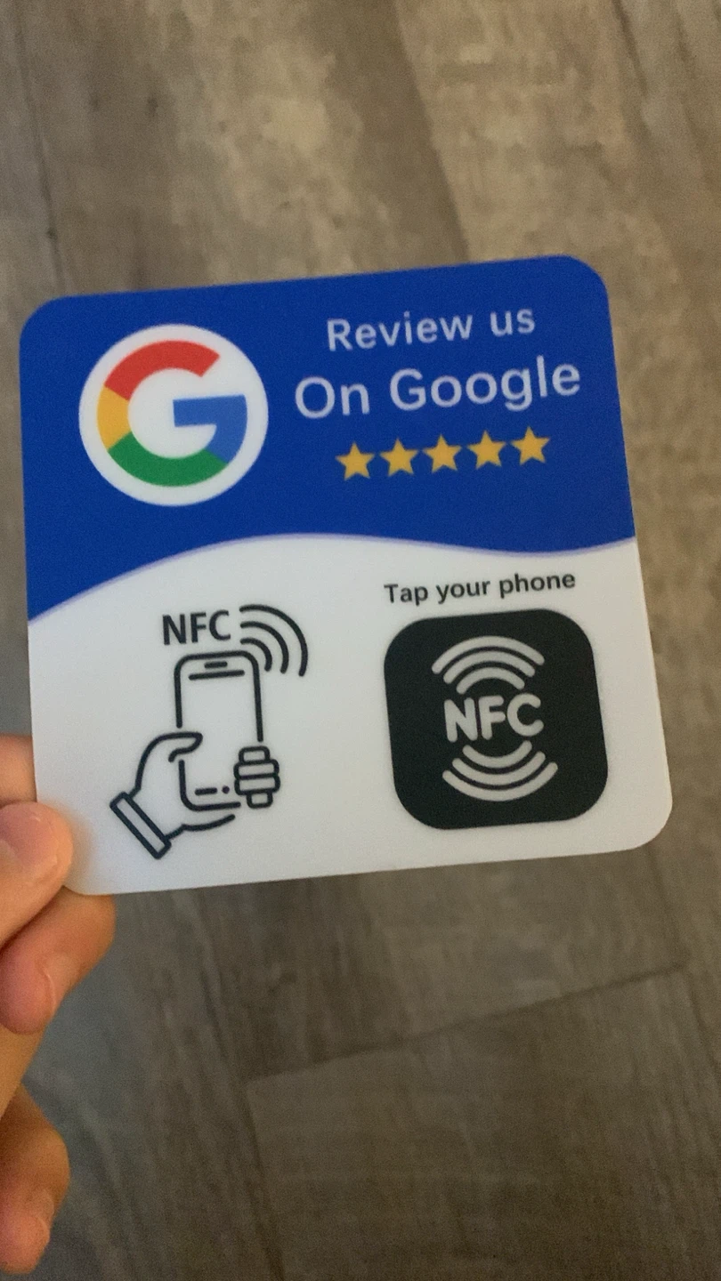 Google Review NFC Tap Card