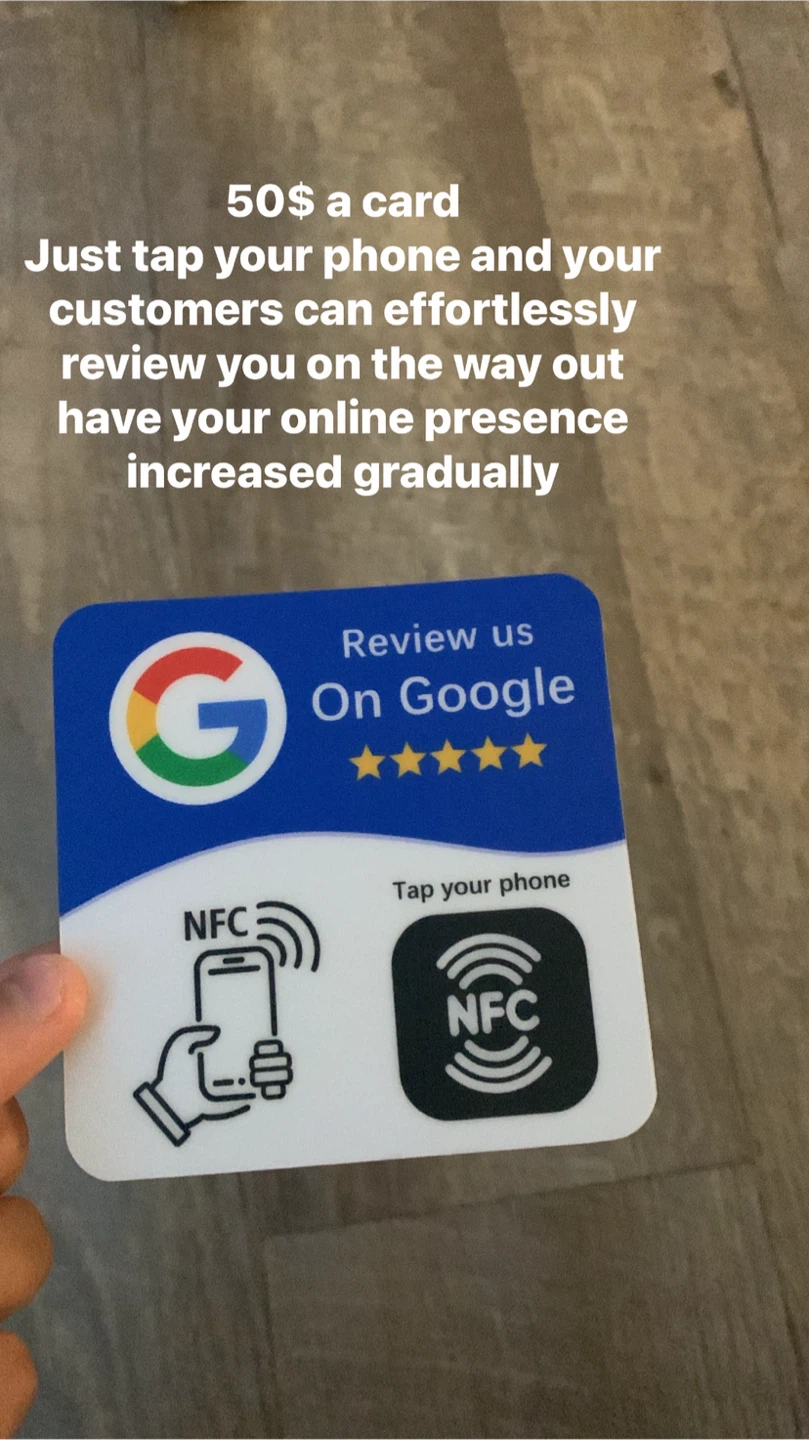 Google Review NFC Tap Card - photo 3