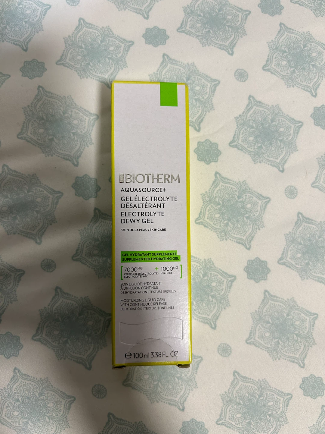 Biotherm Aquasource+ Electrolyte Dewy Gel 100ml