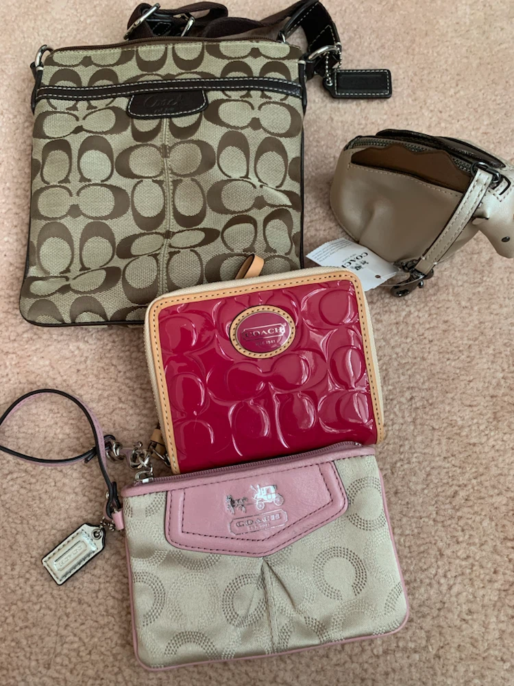Set of 4 Coach Bags and Accessories