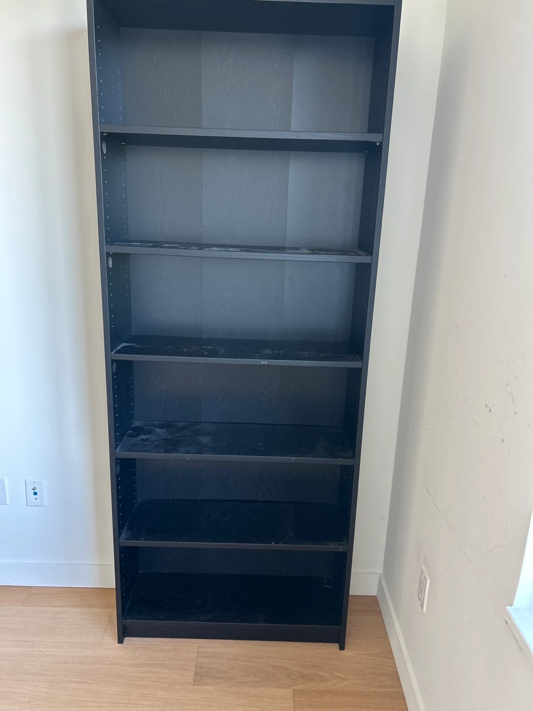 Black Tall Bookshelf