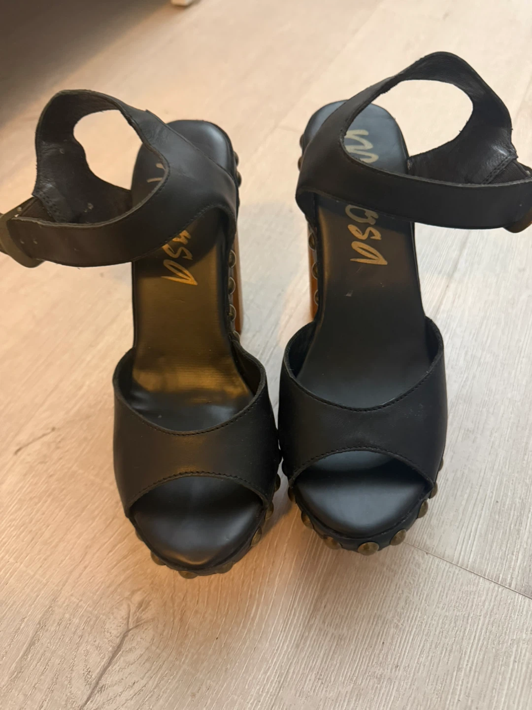Mimosa black platform heels 6 inch - photo 2