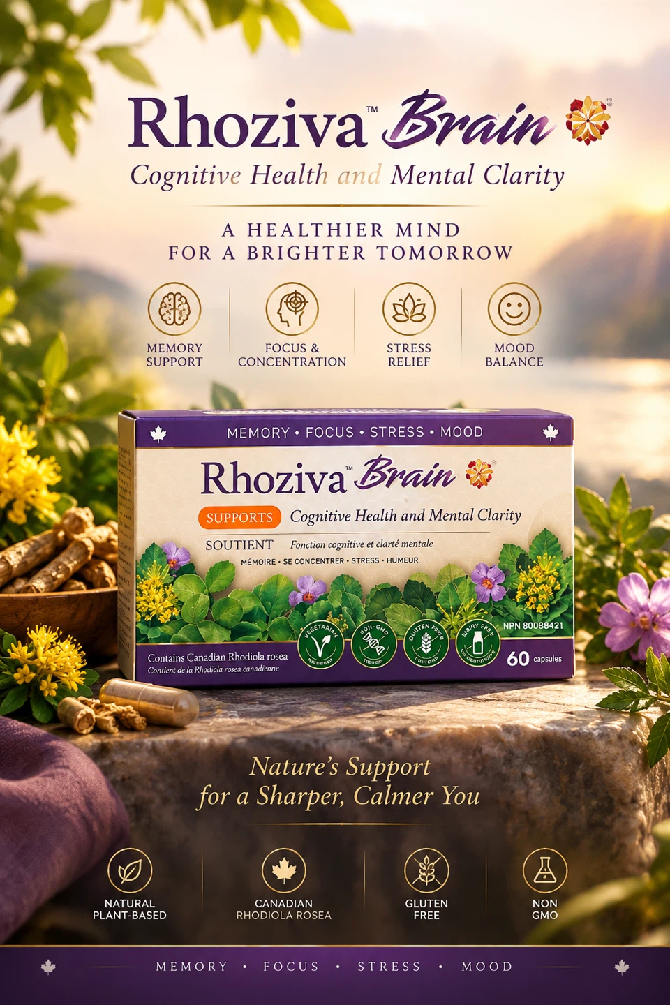 Rhoziya Brain 60 Capsules