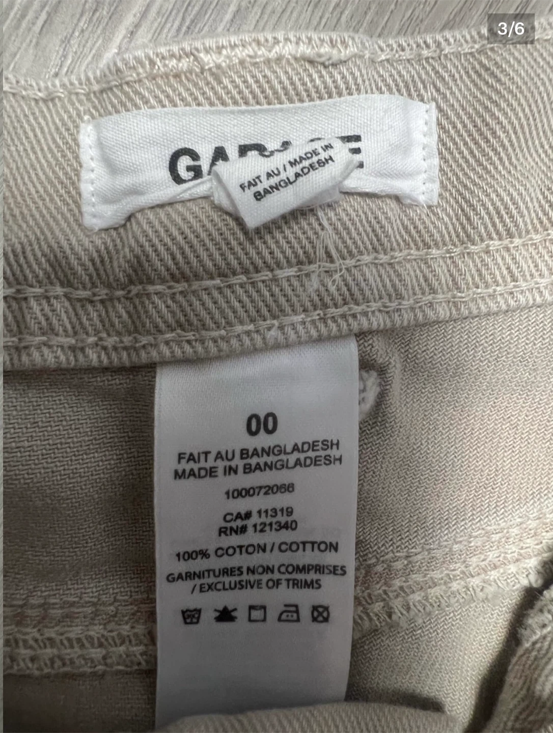 Garage Beige Carpenter Pants - photo 3