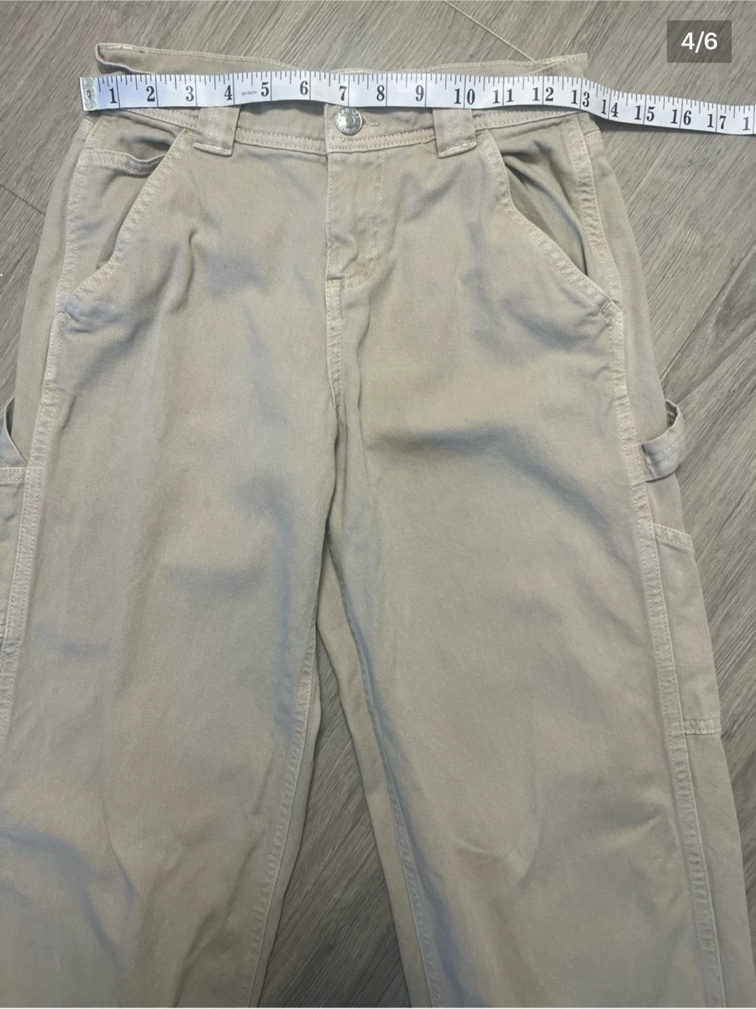 Garage Beige Carpenter Pants - photo 4