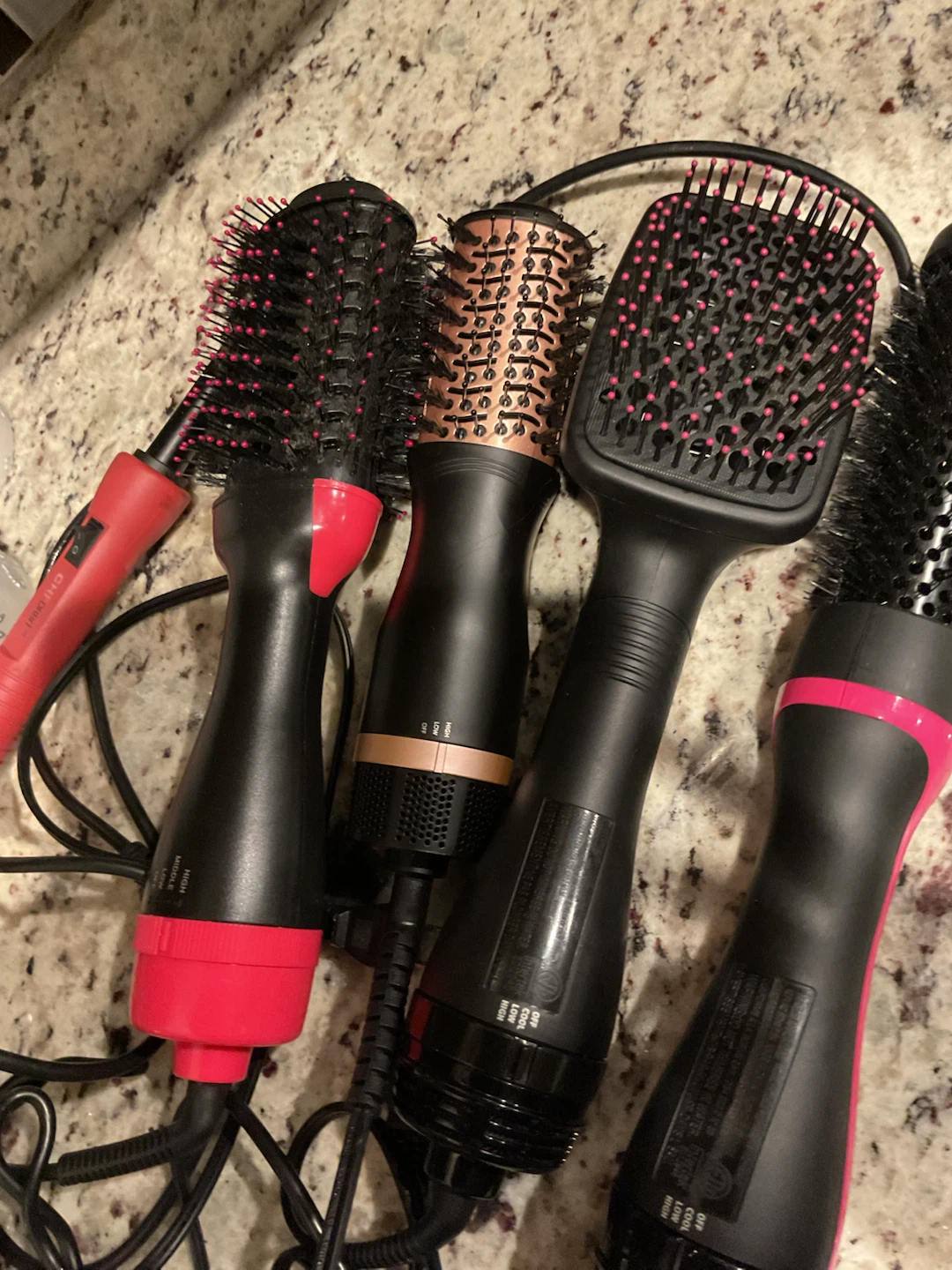 Assorted Revlon Hair Dryer Brushes