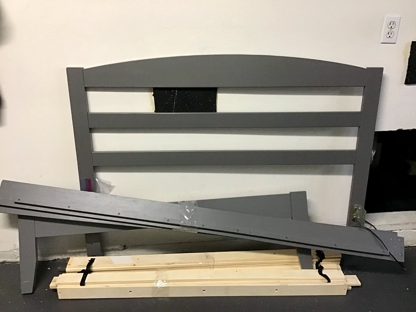 Grey Twin Bed Frame