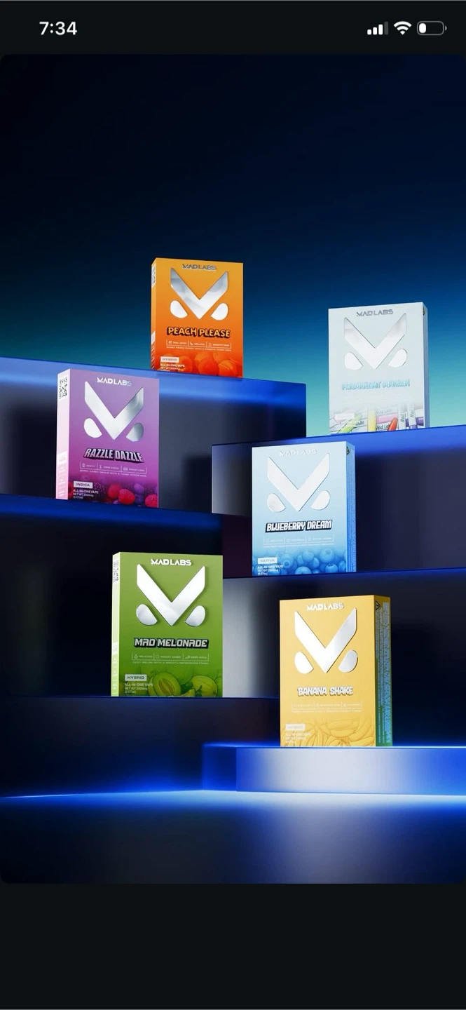 Mad Labs All-In-One Vape 2000mg