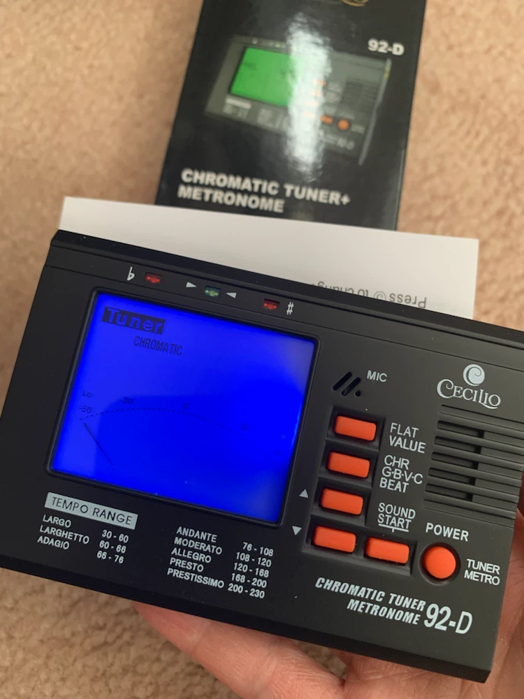 Cecilio 92-D Chromatic Tuner and Metronome