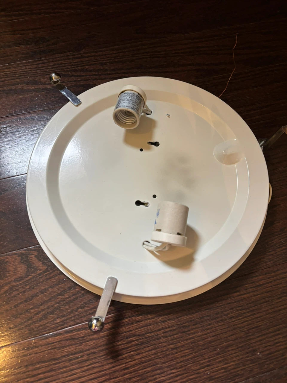 Two Elite Soccer Ball Flush Mount Light