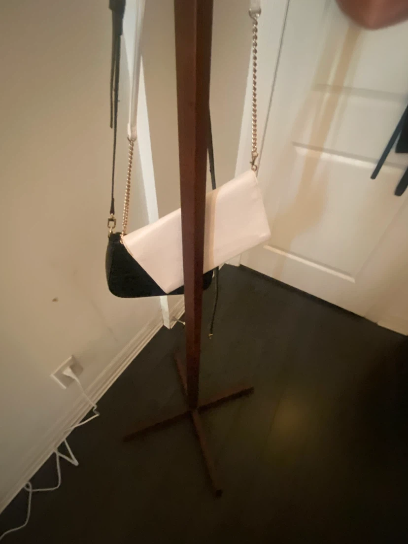 Wooden Coat Rack with Brass Hooks - photo 4