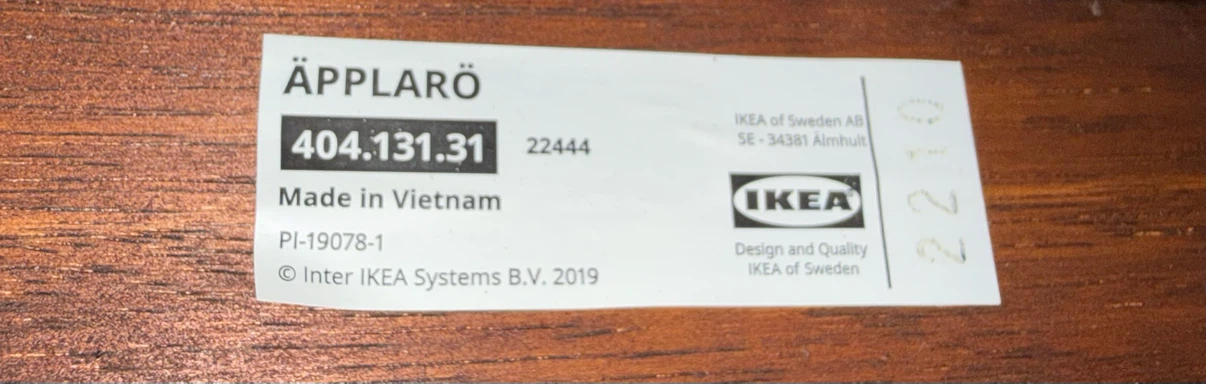 IKEA - Wooden Folding Chair with Red Cushion for Sale! - photo 3
