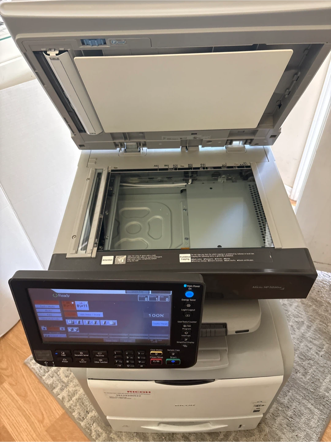Ricoh Aficio SP 5210SR Multifunction Printer - photo 2