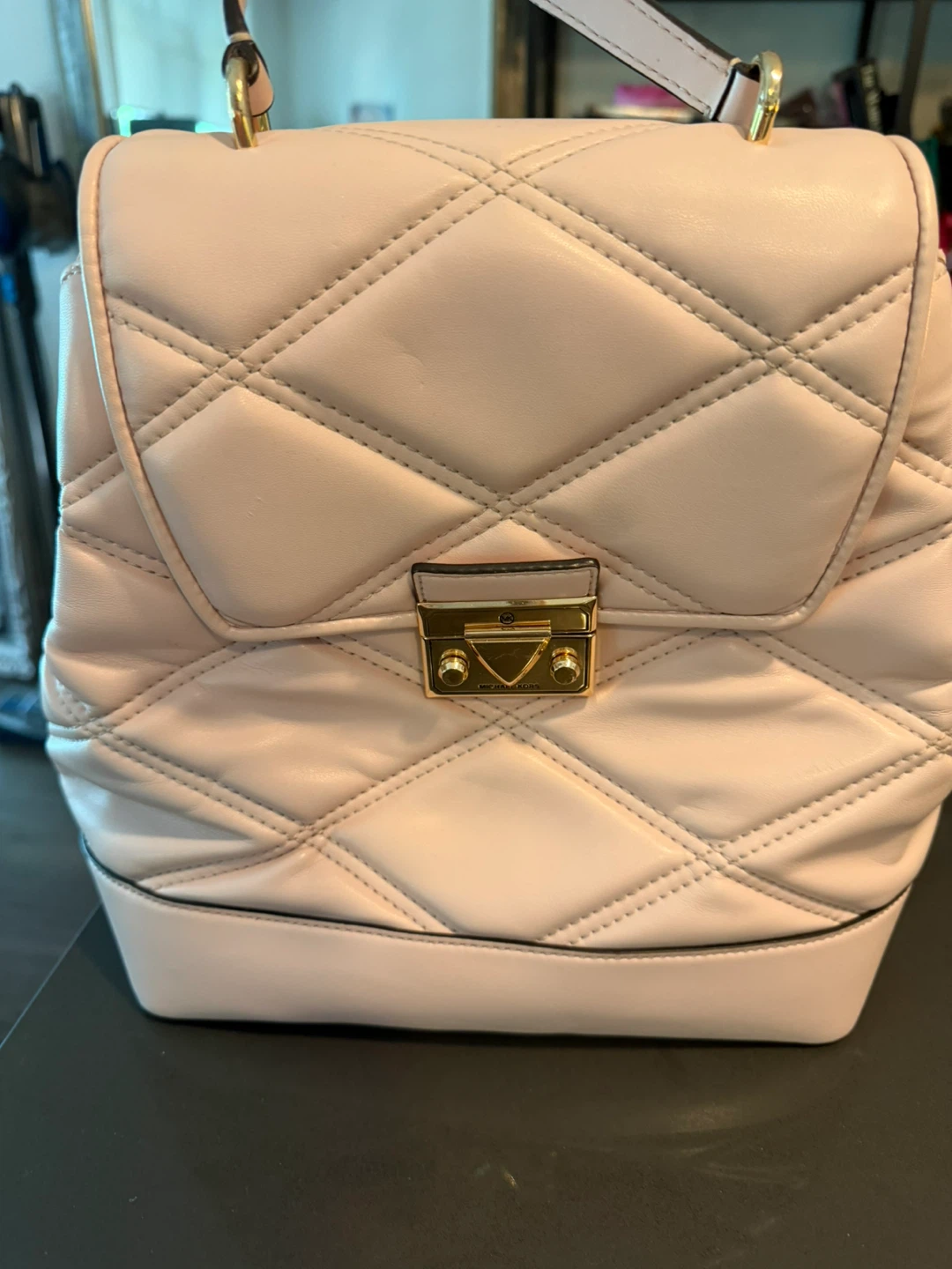 Michael Kors Quilted Backpack
