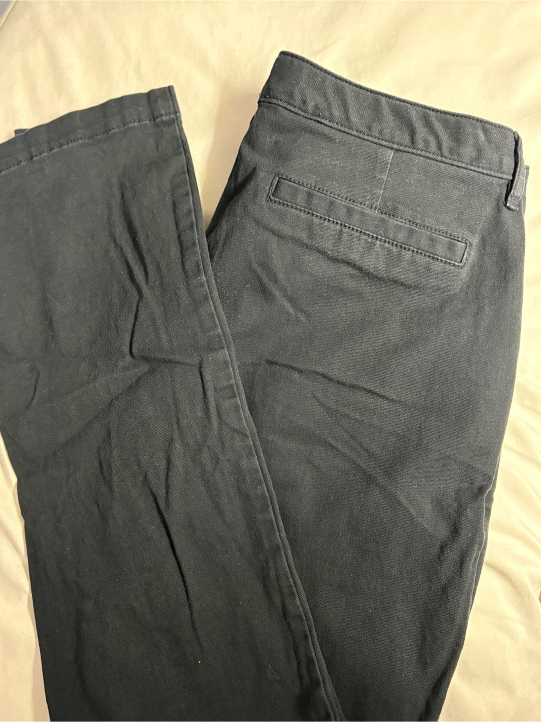 Black High-Rise Flare Pants | Size 10