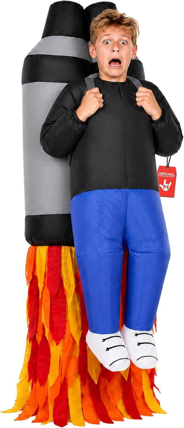 MorphCostumes Inflatable Rocket Jetpack Costume, Child