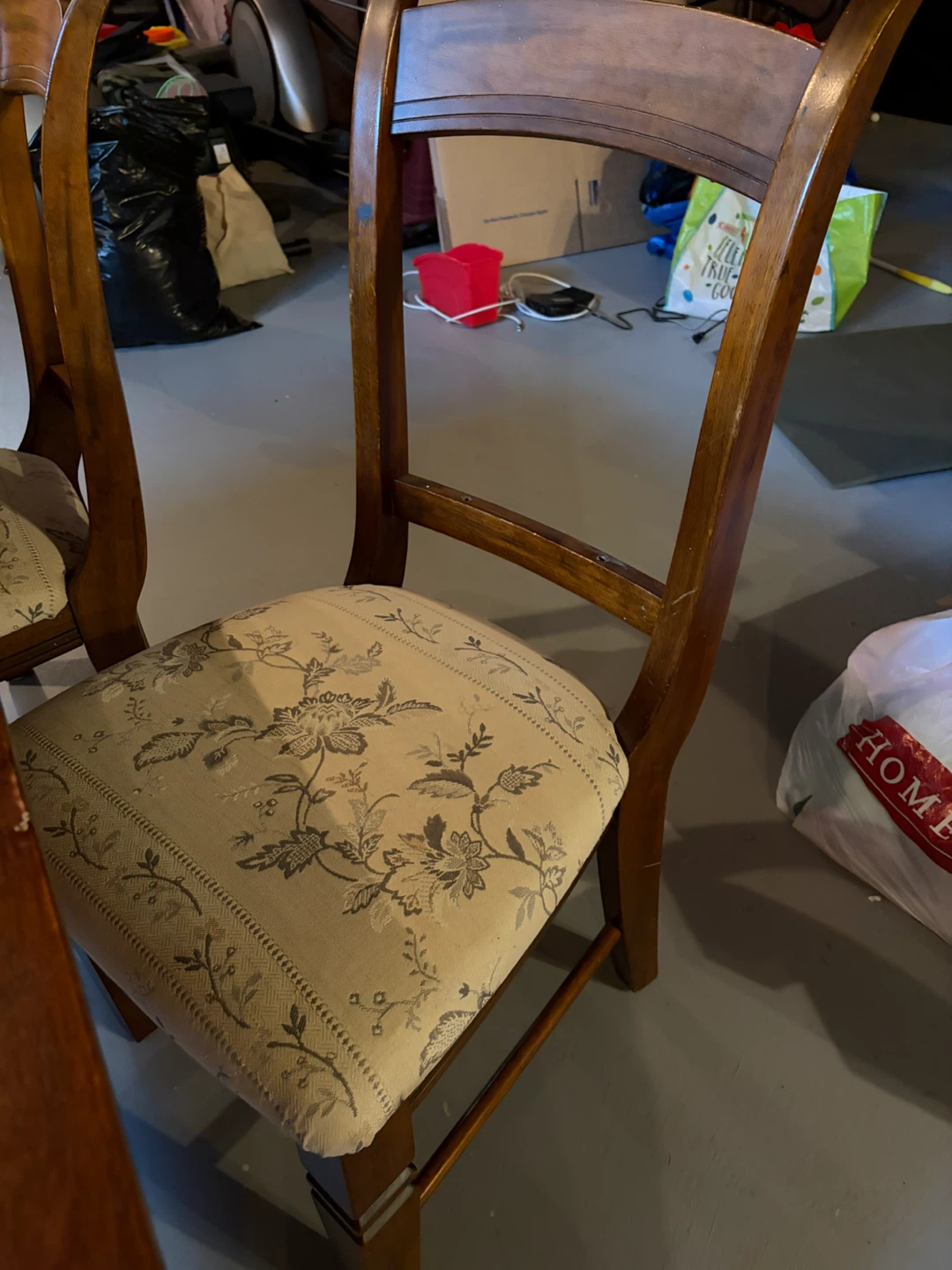 Dark Wood Dining Table with 4 Chairs - Extendable - photo 5