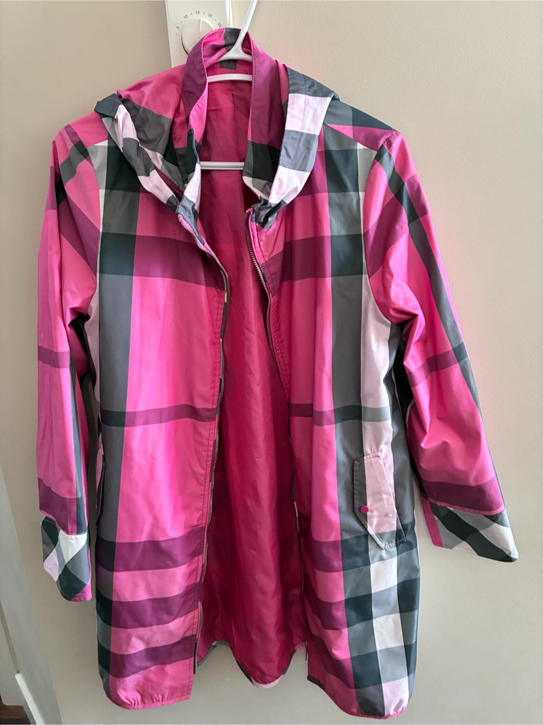 Pink plaid