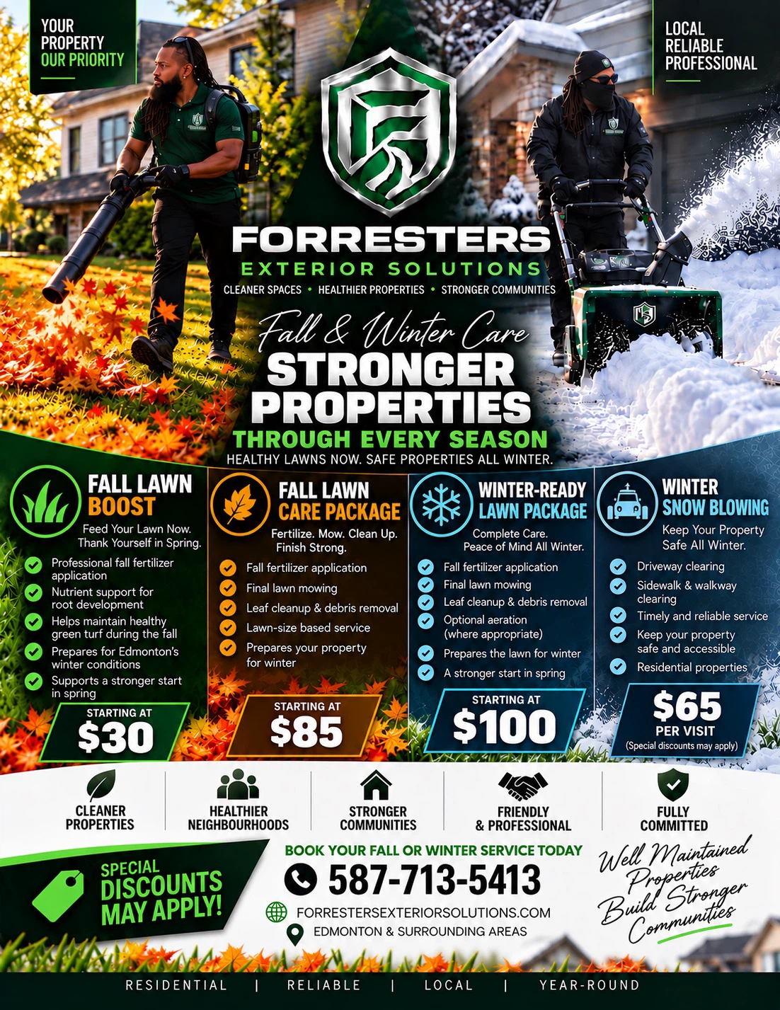 Forresters Fall & Winter Exterior Property Services