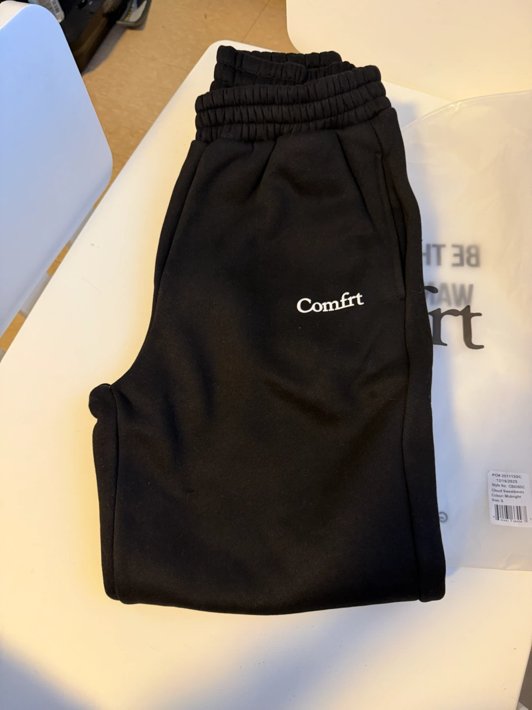 Comfrt Cloud Sweatpants Midnight Size Small