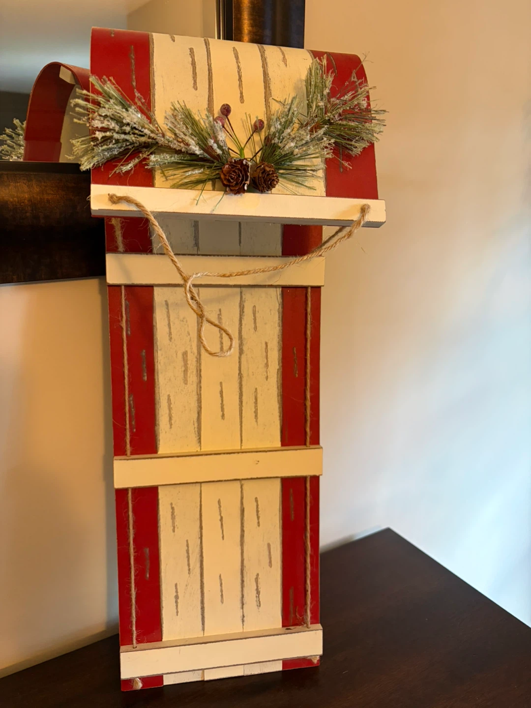 Decorative Wooden Toboggan