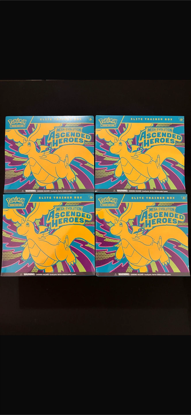 Pokemon Mega Evolution Ascended Heroes ETBs
