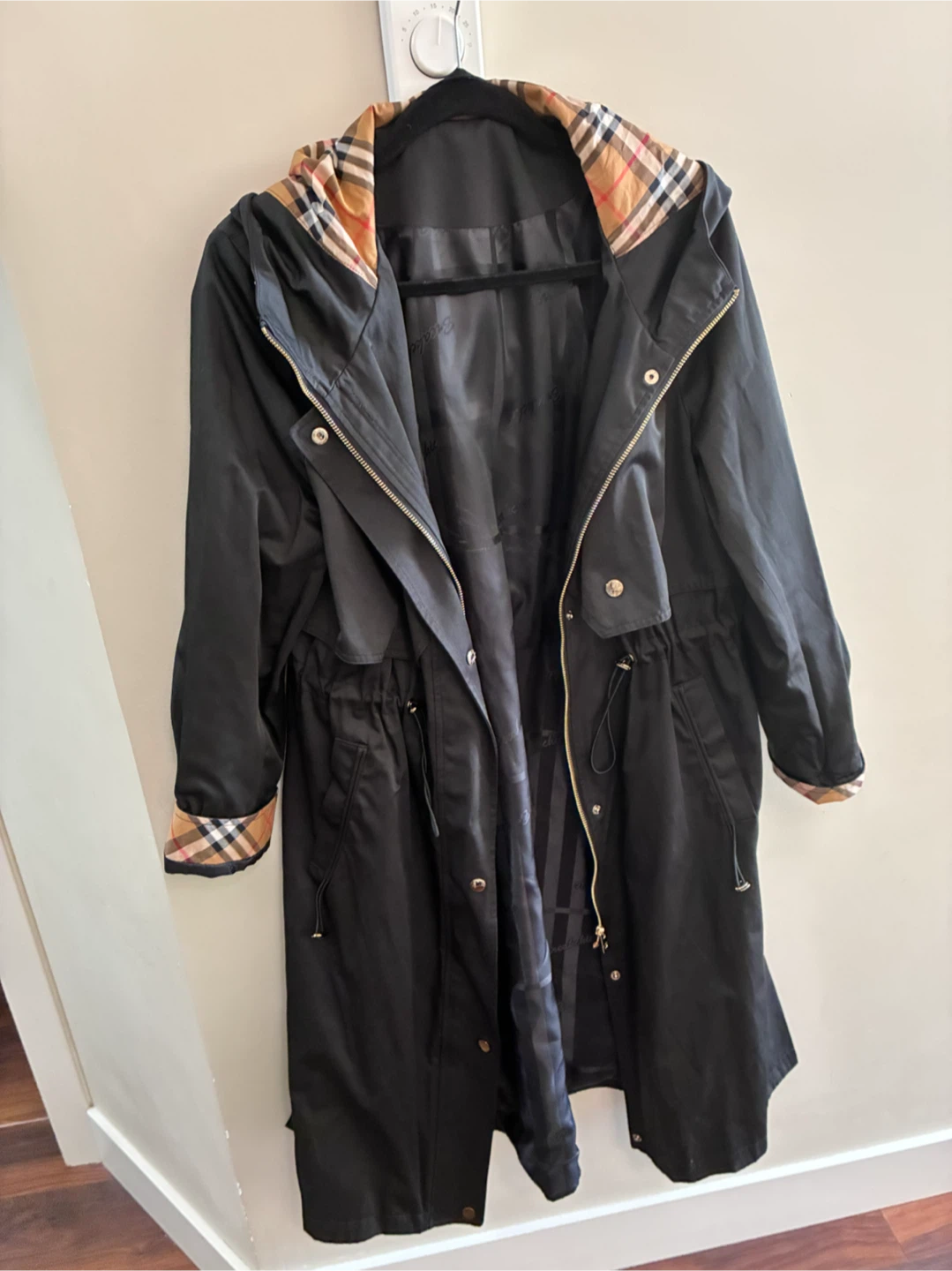 Plaided coat