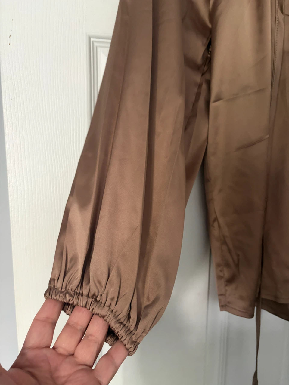 Bronze  Long-Sleeve Blouse - photo 2