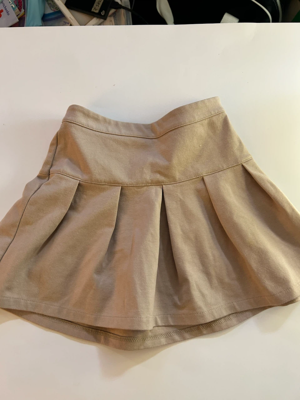 Gap Kids pleated skirt - tan