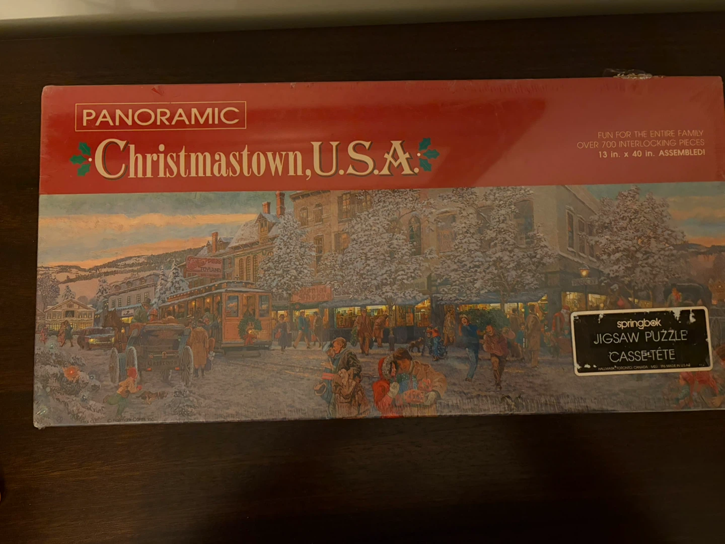 Springbok Panoramic Christmastown, U.S.A. Jigsaw Puzzle