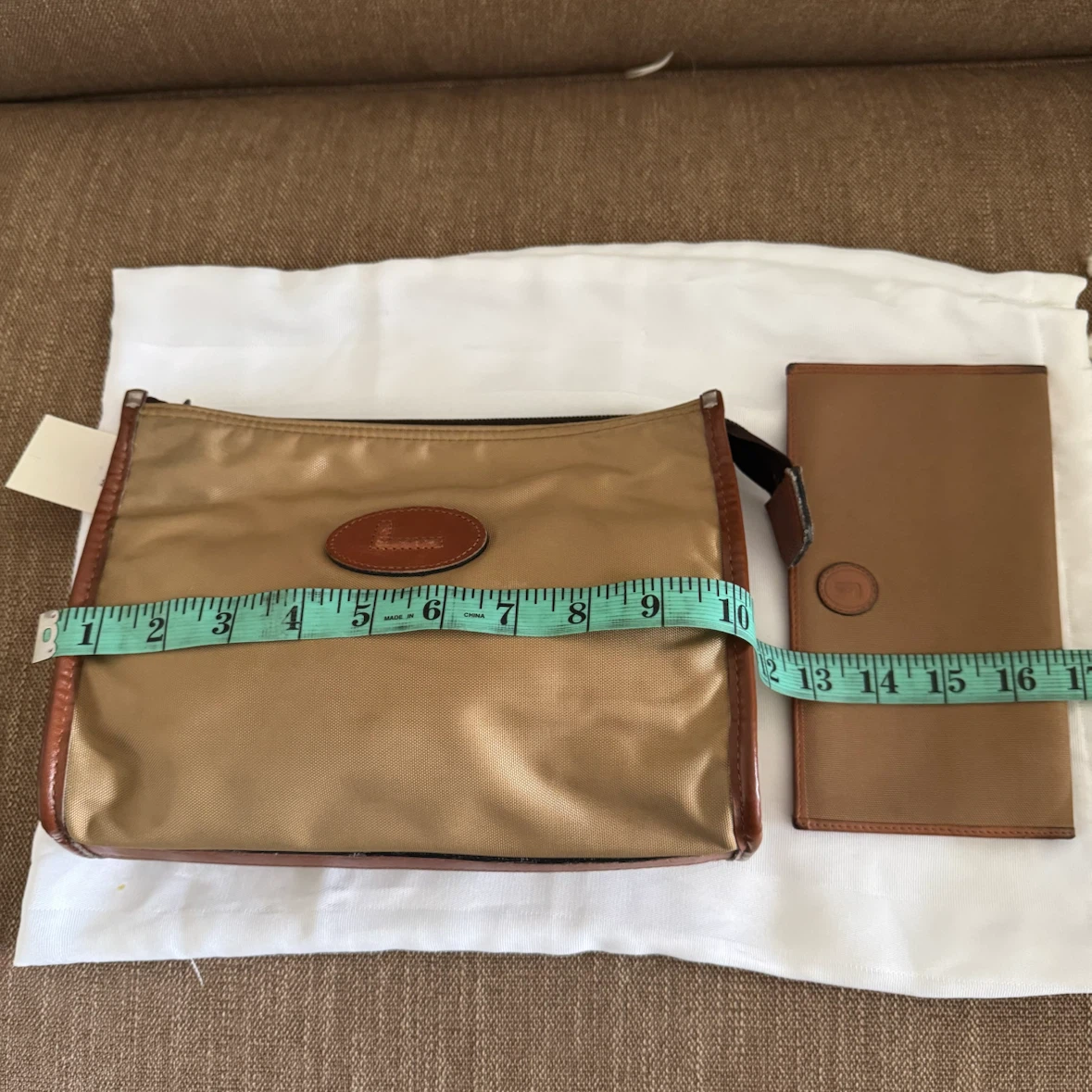 Lancel Paris Beige Pouch and Wallet Set - photo 5