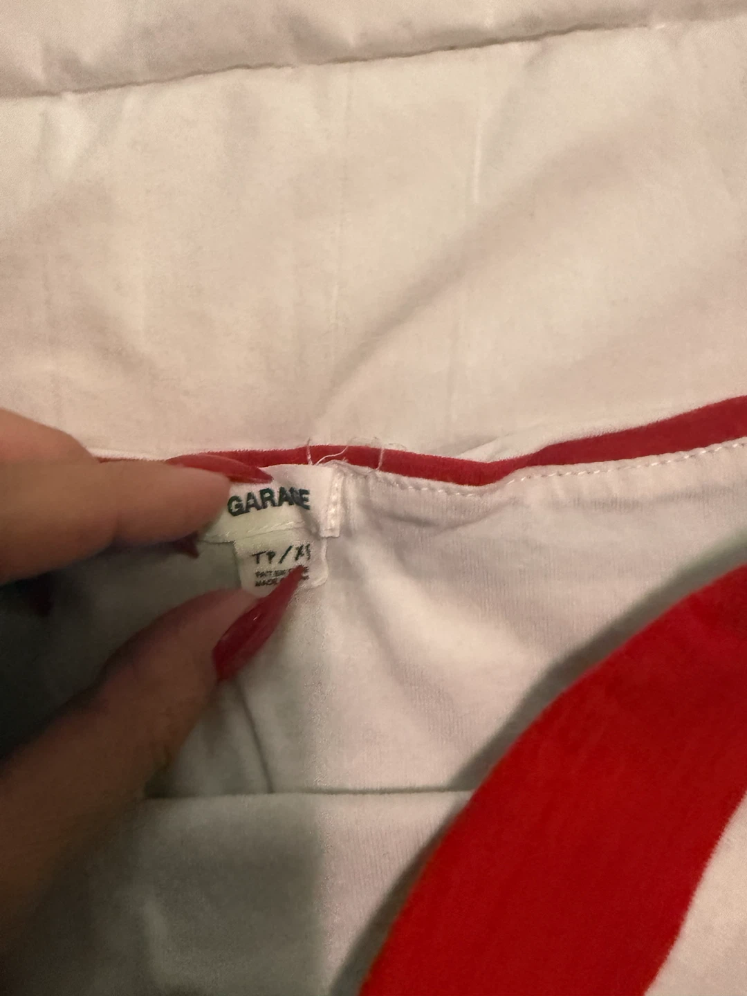 Garage striped tube top - photo 2